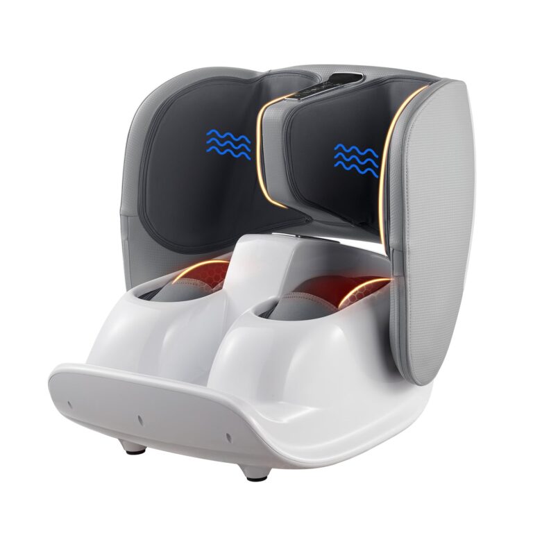 HMMSYLVA Foldable Foot and Calf Massager,2 in 1 Foot and Calf Massager with Heat for Fatigue Relief,Gifts for Men,Women
