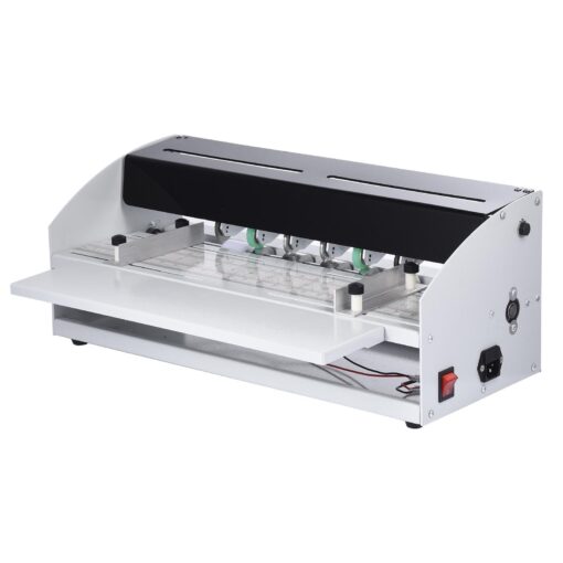 Paper Folder Machine, Multi-Function Electric Paper Cutter, Adjustable Paper Perforating Tool, Paper Cutting Device, Scrapbooking Supplies for Invitations Crafts