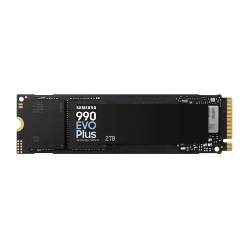 SAMSUNG 990 EVO Plus SSD 2TB, PCIe Gen 4x4, Gen 5x2 M.2 2280, Speeds Up-to 7,250 MB/s, Upgrade Storage for PC/Laptops, HMB Technology and Intelligent Turbowrite 2.0, (MZ-V9S2T0B/AM)