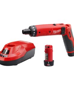 Milwaukee 2101-22 M4 1/4 Hex Screwdriver Kit W/2 Bat