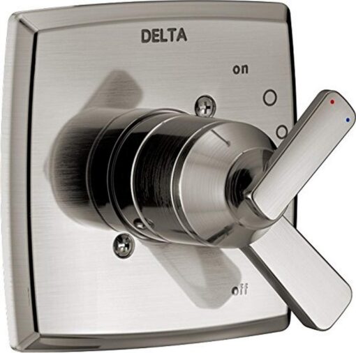 Delta Faucet Ashlyn 17 Series Dual-Function Shower Handle Valve Trim Kit, Stainless T17064-SS (Valve Not Included)