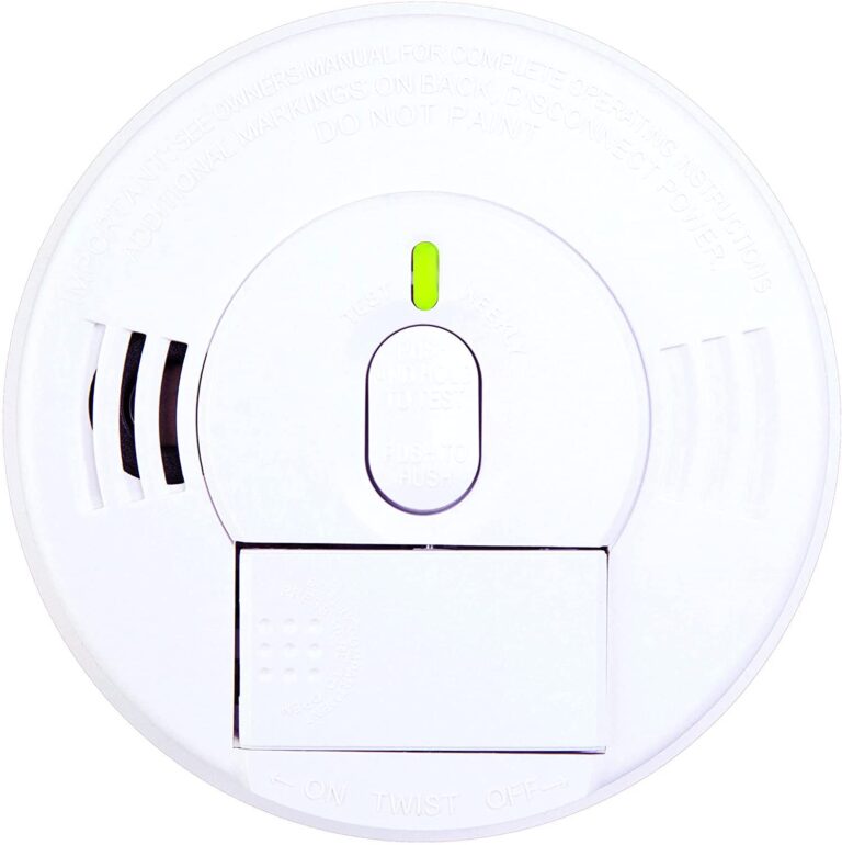 Kidde Smoke Detector, Hardwired Smoke Alarm with Battery Backup, Front-Load Battery Door, Test-Silence Button, Pack of 4, White - Image 2