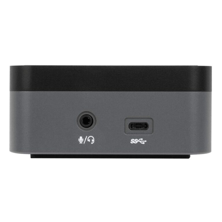 Targus USB C Universal Docking Station with Quad 4K(QV4K), Docking Station Single 5K/Quad 4K UHD Display,USB C Laptop Docking Station with 4 DisplayPort or 4 HDMI Ports/100W Power Delivery(DOCK570USZ) - Image 3