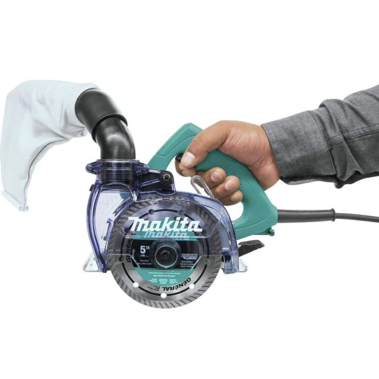 Makita 4100KB 5" Dry Masonry Saw, with Dust Extraction - Image 8