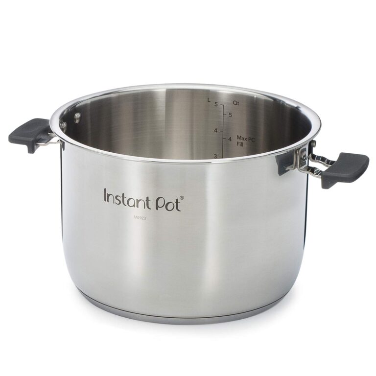 Instant Pot Pro 10-in-1 Pressure Cooker (8QT, 0) + Stainless Steel Inner Pot with Handles - Image 4