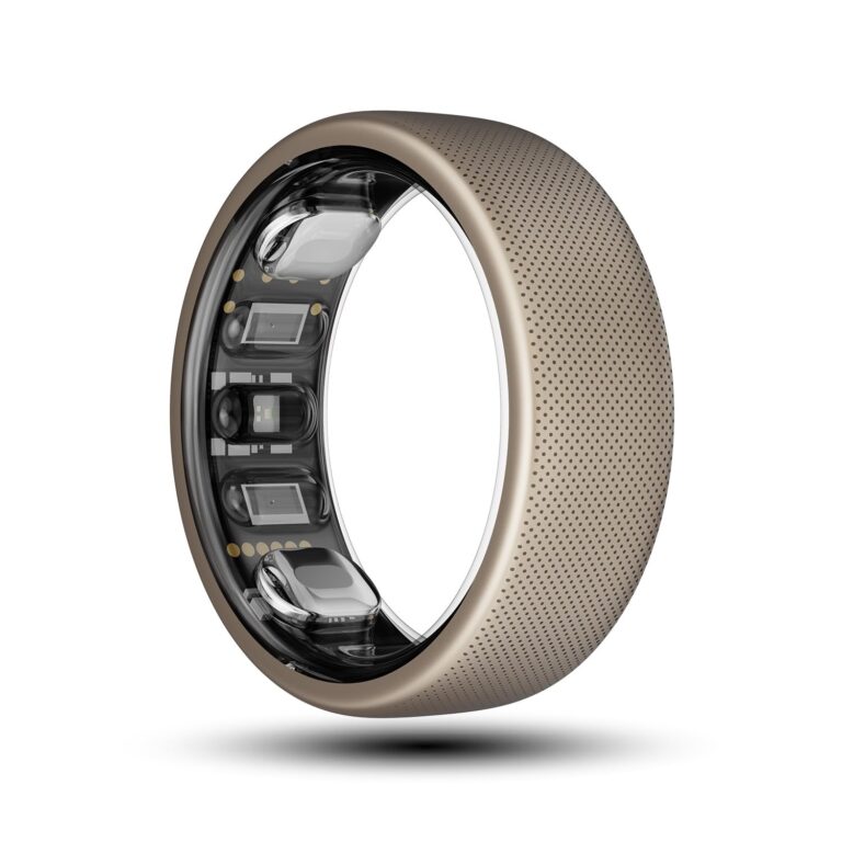Amazfit Helio Smart Ring Health Tracker, Fitness Tracker Ring, No Subscription, Monitors Sleep, Heart Rate & Stress, Titanium Alloy, Fast 1.4-Hr Charging, Swim/Shower Water-Resistant (Size 12)