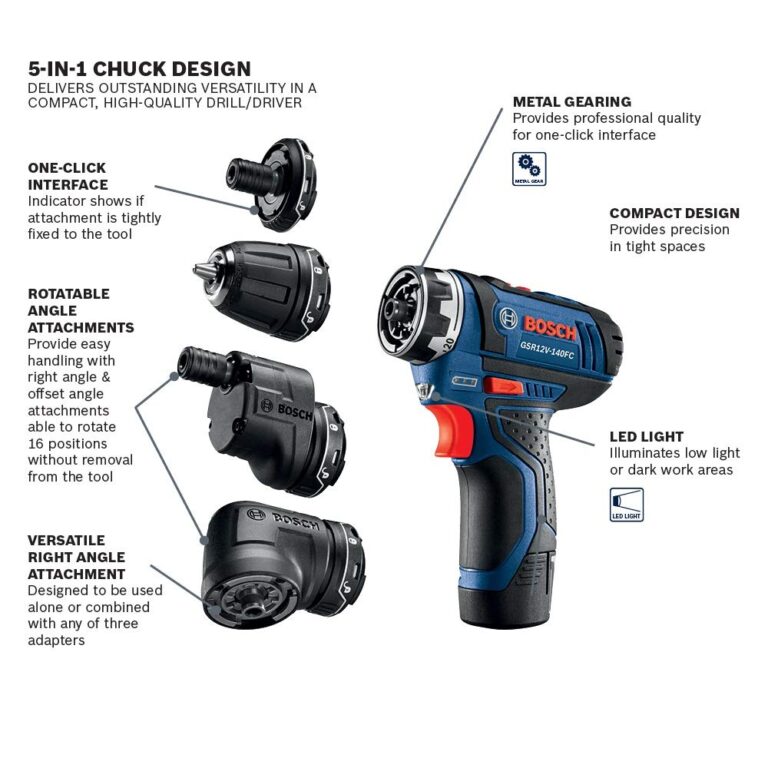 Bosch 12V 5-in-1 Cordless Electric Screwdriver Kit + 12V Max 3.0 Ah Lithium-Ion Battery - Image 6