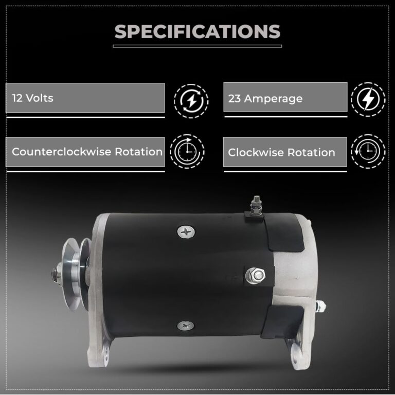 23A 12V Starter Generator for Club Car DS FE290 FE350 1996-up Golf Cart |Club CAR Precedent 2004-up | 1-Yr Warranty || 1018337-01 101833701CC 15404 G096503 GHI0001 308-102 SG806 34175101 420-46001 - Image 8