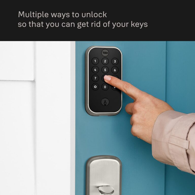 Yale Security Assure Lock 2 with Wi-Fi, Keypad Smart Lock with Back-Up Key in Satin Nickel - YRD410-WF1-619 - Image 7