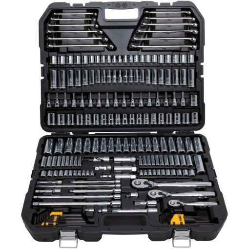 DEWALT Mechanics Tools Kit and Socket Set, 204-Piece, 1/4" & 3/8" & 1/2" Drive, MM/SAE (DWMT72165) - Image 5