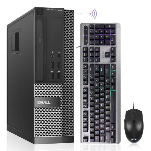 Dell OptiPlex 7020 Desktop Computer, 16GB Ram New 1TB SSD, Intel Quad Core i7 4790 up to 4.0GHz, AC8260 Built-in WiFi 5, Dual Monitor Supported, DVD-RW HDMI Windows 10 Pro (Renewed)