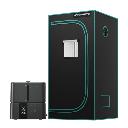 MARS HYDRO 3x3 Grow Tent (36"x36"x71") & Plant Humidifier 5L Combo Kit, Indoor Plant Growing Set, Maximizes Plant Yield in Hydroponics or Indoor Gardening