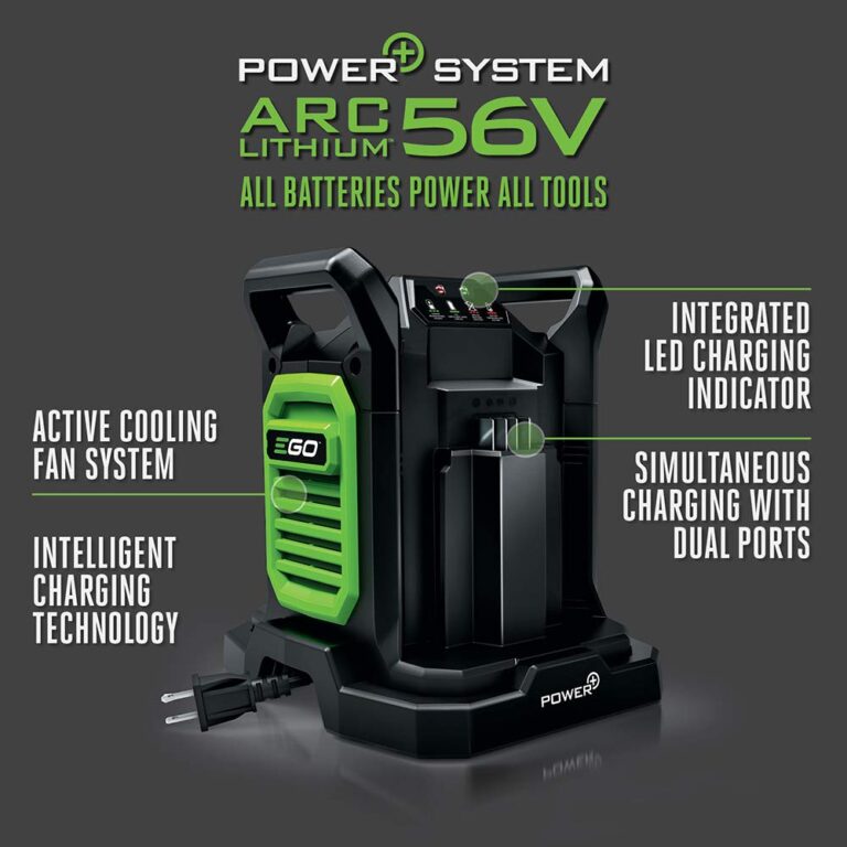 EGO Power+ CH2800D 56-Volt 280W Dual Port Charger - Image 4