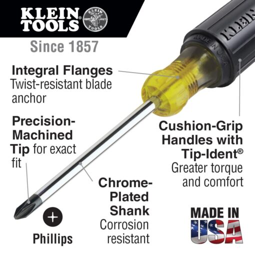 Klein Tools 92911 Tool Kit, Apprentice Tool Set with 4 Pliers, Wire Stripper and Cutter, 4 Screwdrivers, Tool Belt and Tool Pouch, 11-Piece - Image 8