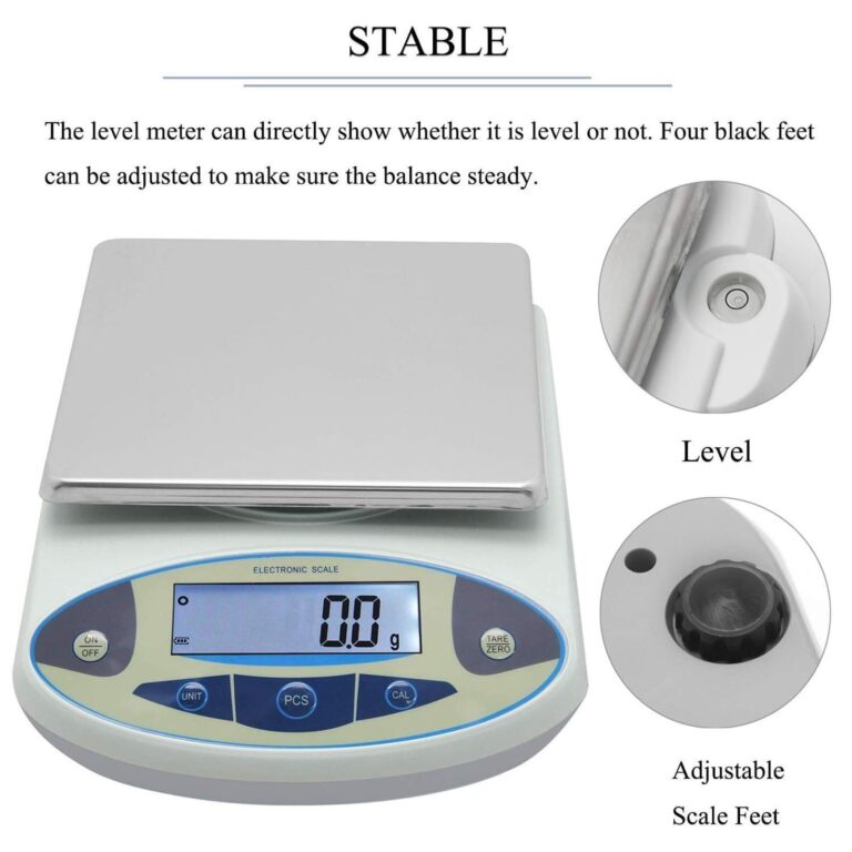 High-Precision Balance Electronic Scale, Laboratory Digital Scale with Display, Maximum Weighing: 5000g, Suitable for Laboratories - Image 4