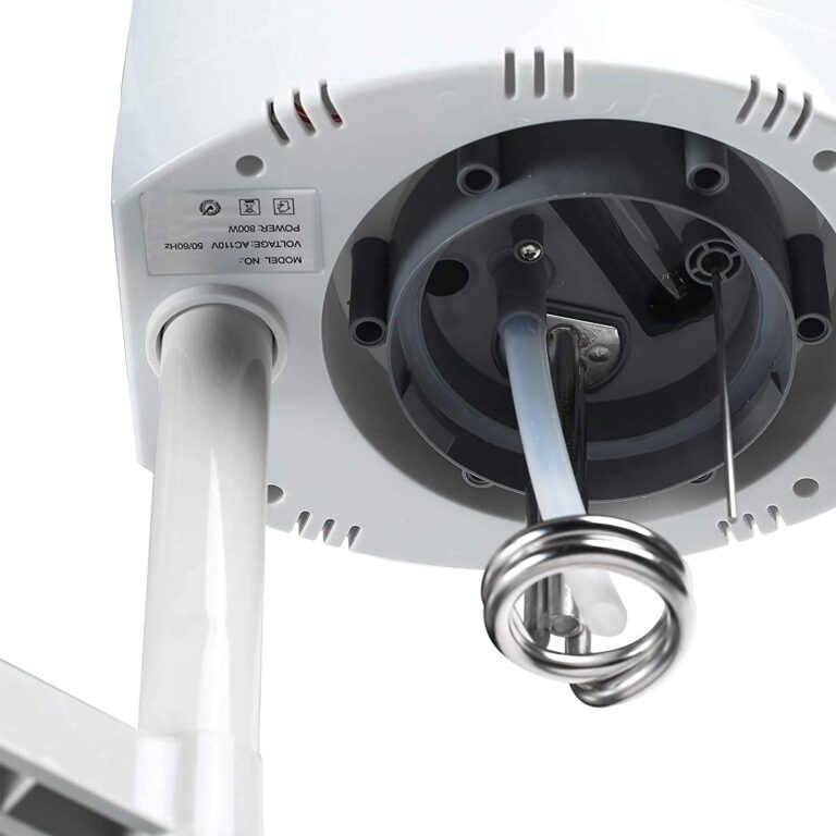 2 in 1 Professional Ozone Nano Ionic Face Steamer with 5X Magnifying Lamp, Large Aromatherapy Facial SteamerHumidifier Vaporizer Mist Steam Inhaler for Salon Spa Beauty Skin Care, White - Image 4