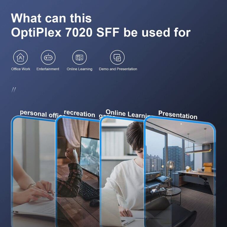 Dell OptiPlex 7020 Desktop Computer, 16GB Ram New 1TB SSD, Intel Quad Core i7 4790 up to 4.0GHz, AC8260 Built-in WiFi 5, Dual Monitor Supported, DVD-RW HDMI Windows 10 Pro (Renewed) - Image 3
