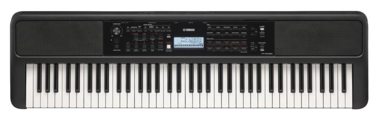 Yamaha PSR-EW320 76 Touch Sensitive Key Portable Keyboard for Beginners with Music Rest, Power Adapter