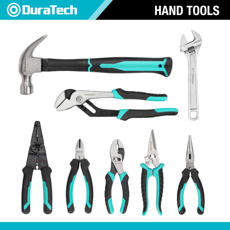 DURATECH 269-Piece Socket Wrench and Home Repair Hand Tool Kit- Daily Use Mechanics Hand Tool Kit with Wide Open Mouth Tool Bag - Image 9