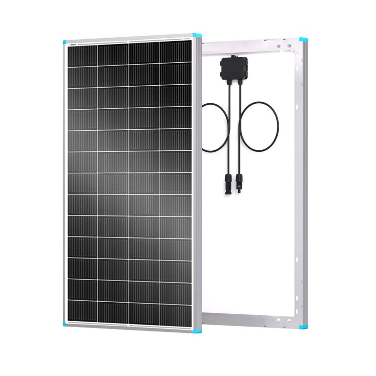 Renogy 16BB N-Type 200 Watt 24V Solar Panel, 24 Volt 200W Solar Panel 25% High-Efficiency, PV Module Power Charger for RV Marine Cabin Roof Home Farm Battery and Other Off-Grid Applications