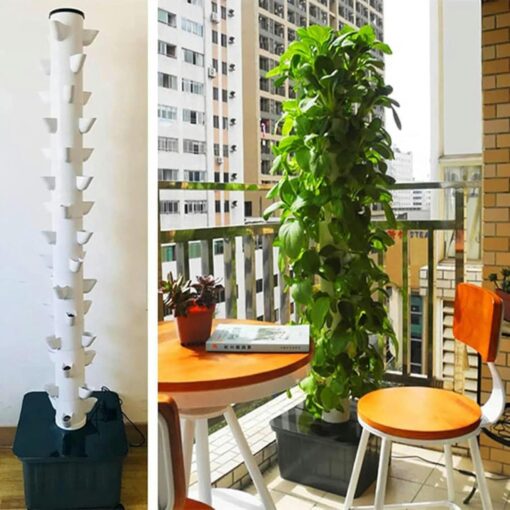Hydroponic Tower Planting System, Indoor Vertical Gardening Planting Kit, Farm Greenhouse Hydroponic Planting System,