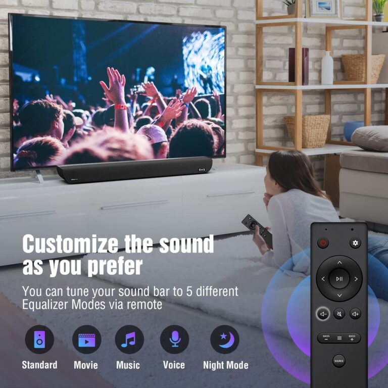 OXS S5 Sound bar for TV with HDMI eARC, Dolby Atmos 3.1.2 Built-in Subwoofer, Center Speaker, Bluetooth & Multi Wired Connection, 5 EQ, 4K HDR Passthrough, 230W, Home Theater Audio Wall Mounted - Image 4