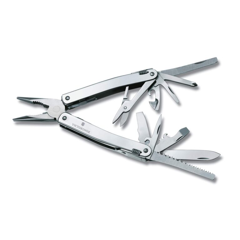 Victorinox Swiss Tool Spirit X Plus Swiss Army Knife, 35 Function Swiss Made Multi-Tool with Needle-nose pliers - Silver - Image 6