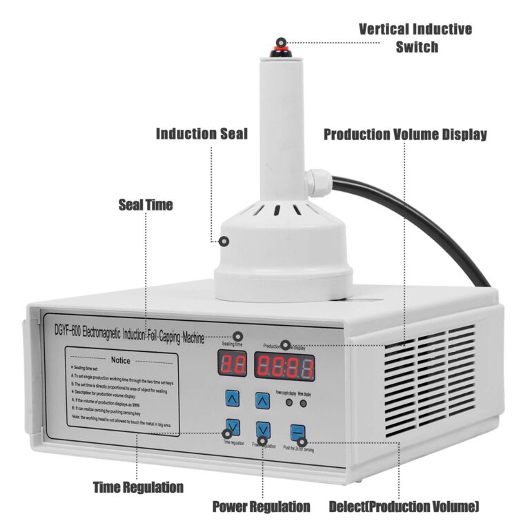 Portable Handheld Induction Sealer 20mm-130mm 110V Induction Sealing Machine White Bottle Cap Sealing Machine - Image 6