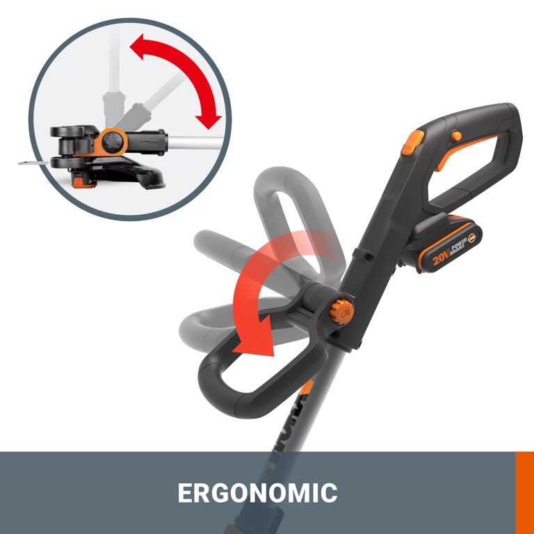 WORX WG163E.9 2-in-1 Wireless Edge Trimmer, 20V WG163E.9, Diameter 30 cm, Transforms into Edging Edging, Removable Handle, Protective Cover, Removable Head 90°, Delivered Without Battery or Charger - Image 18