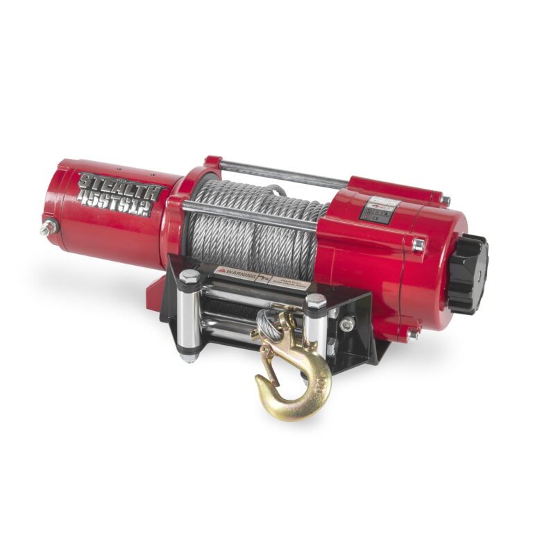 Stealth Winches 4500lb UTV ATV Winch, 12 Volt Electric Winch with 2 Wireless remotes and Steel Rope, Perfect for Towing Boat Trailer Winch, Portable Winch 12v, Roller Fairlead & Mounting Plate - Image 5