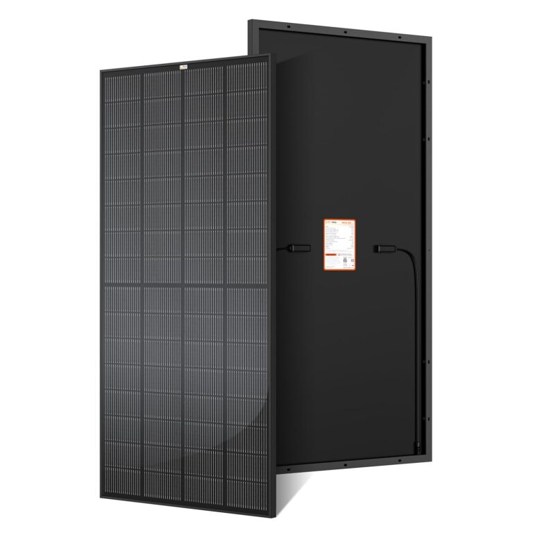 RICH SOLAR 250 Watt 12 Volt Monocrystalline Solar Panel High Efficiency Solar Module for RV Trailer Camper Marine Off Grid All Black