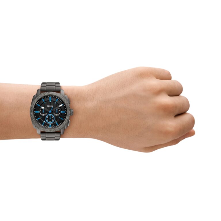 Fossil Men's Machine Chronograph Smoke Stainless Steel Watch - Image 5
