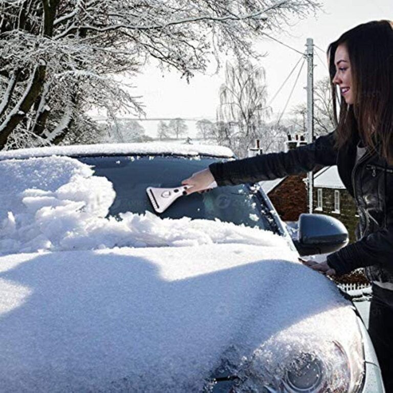 ZONETECH Heated Car Window Ice Scraper –Extendable Auto Windshield Frost Remover with LED Light,12V Plug into Cigarette Lighter Electric & Snow Removal Tools 10 Pack - Image 2