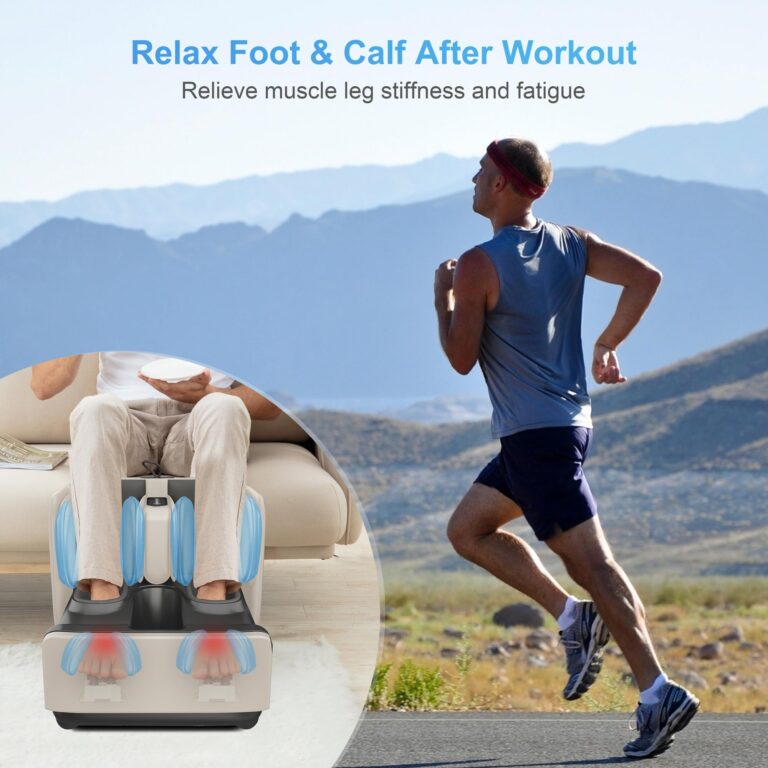 COMFIER 2-in-1 Shiatsu Foot Massager&Foot Rest,FSA HSA Eligible Foot and Calf Massager with APP Control,Heated Feet Massager for Foot Pain Relief,Gifts for Men Women - Image 3