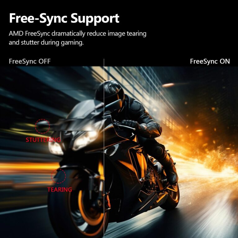 24.5" Gaming Monitor 240Hz, Z-Edge UG25F FHD 1920x1080 Computer Monitor, 1ms Frameless LED, AMD Freesync Premium Display Port x1 HDMI x2, HDR, Contrast Ratio 5000:1 - Image 4