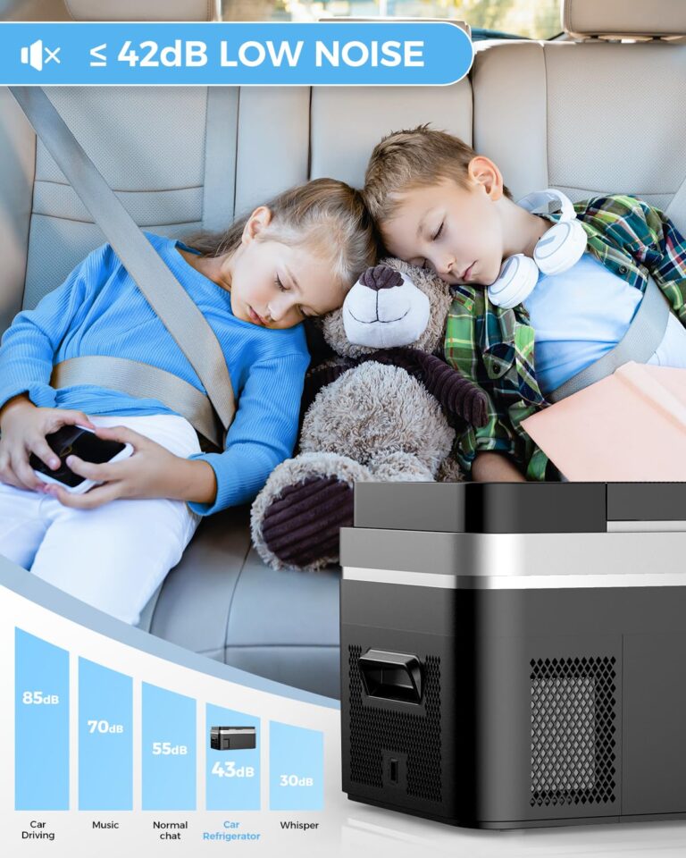 Shinylamp 12 Volt Refrigerator, 40QT(37L) Car Fridge, Portable Electric Cooler with APP Control, 12V Cooler -13℉~68℉, Portable Freezer 12/24V DC 110-240V AC for Camping, Travel, Truck, Home - Image 2