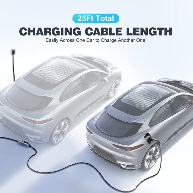 MUSTART Level 2 EV Charger, 40 Amp, 240 Volt, 25ft Cable, Electric Vehicle Portable Charger Plug-in EV Charging Station with NEMA 14-50P, ETL Certificated - Image 5