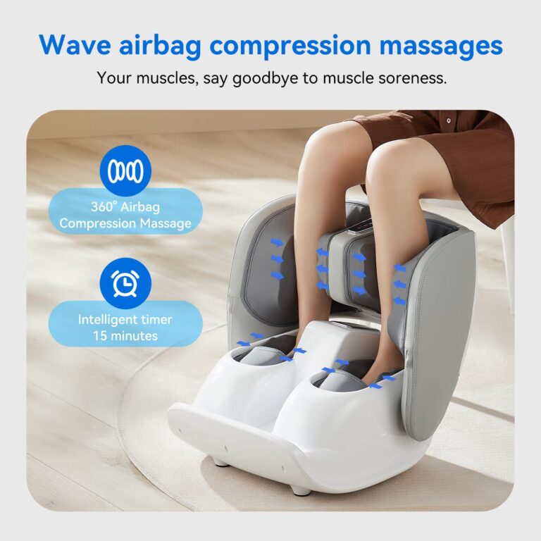 HMMSYLVA Foldable Foot and Calf Massager,2 in 1 Foot and Calf Massager with Heat for Fatigue Relief,Gifts for Men,Women - Image 6