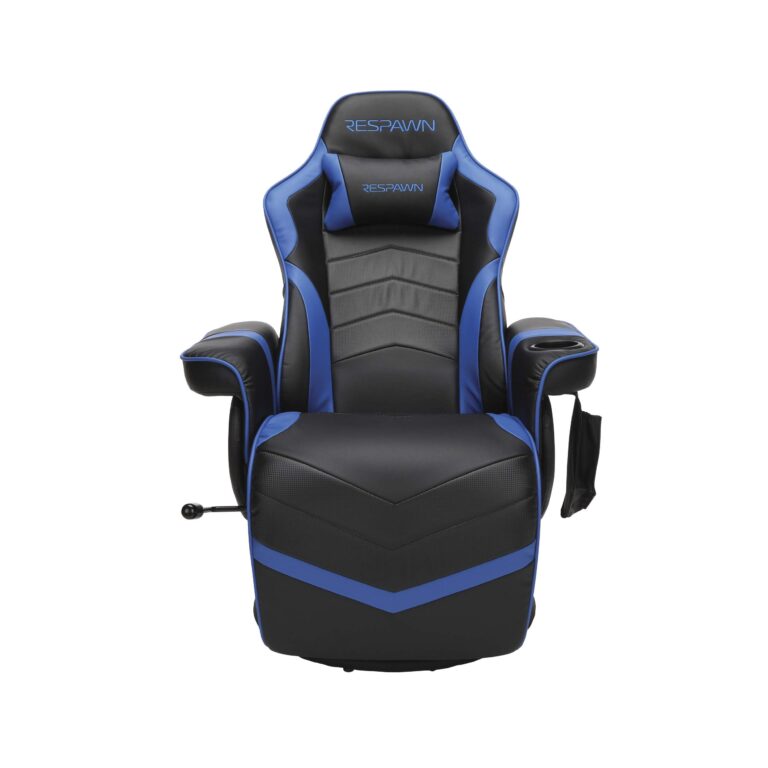 RESPAWN 900 Gaming Recliner - Video Games Console Recliner Chair, Computer Recliner, Adjustable Leg Rest and Recline, Recliner with Cupholder, Reclining Gaming Chair with Footrest - Blue - Image 8