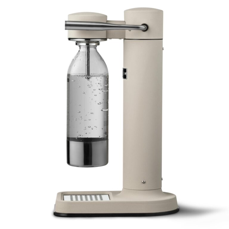 aarke Carbonator lll, Sparkling & Carbonation Water Machine, Stainless Steel with PET BPA-Free Reusable Bottle Volume 800 mL (Sand) - Image 9