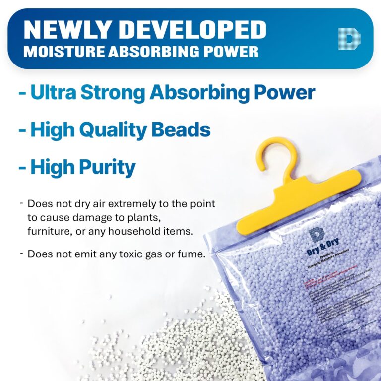 Dry & Dry 92 Packs [Net 14 Oz/Pack] Moisture Absorbers for Home, Basement & Bedroom - Small Dehumidifiers - Image 4