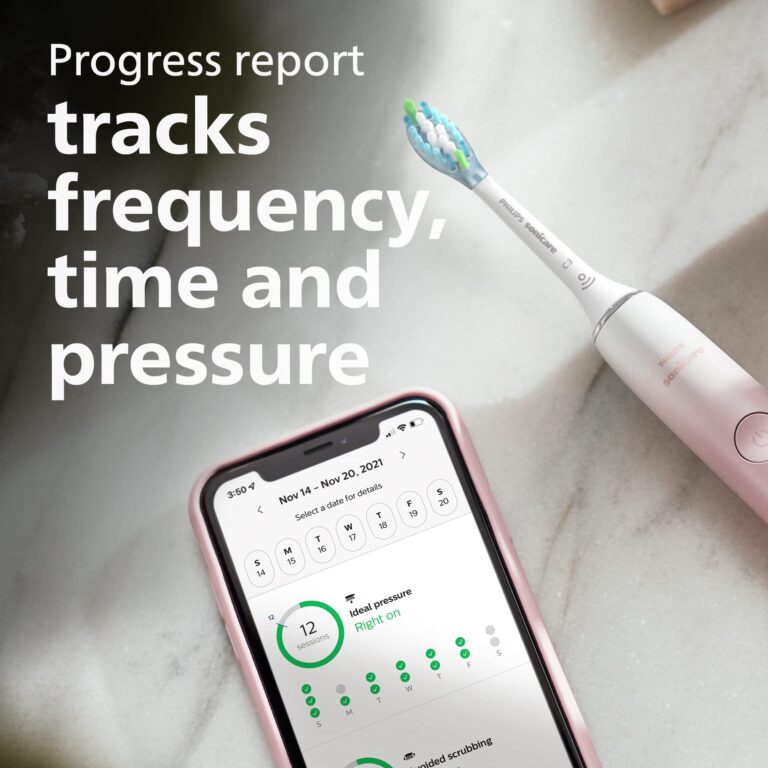 PHILIPS Sonicare 9000 Special Edition Rechargeable Toothbrush, Pink/White, HX9911/90 - Image 8