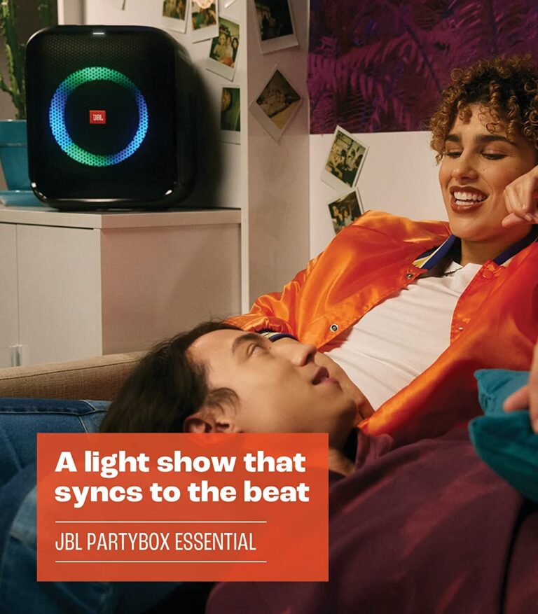 JBL Partybox Encore Essential: 100W Sound, Built-in Dynamic Light Show, and Splash Proof Design, Black - Image 4