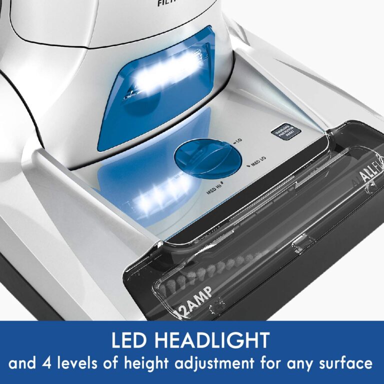Kenmore 31140 Pet Friendly Lightweight Bagged Upright Beltless Vacuum with Pet Handi-Mate, Triple HEPA, Telescoping Wand, 4-Position Height Adjustment, 3 Cleaning Tools, Blue/Silver - Image 2