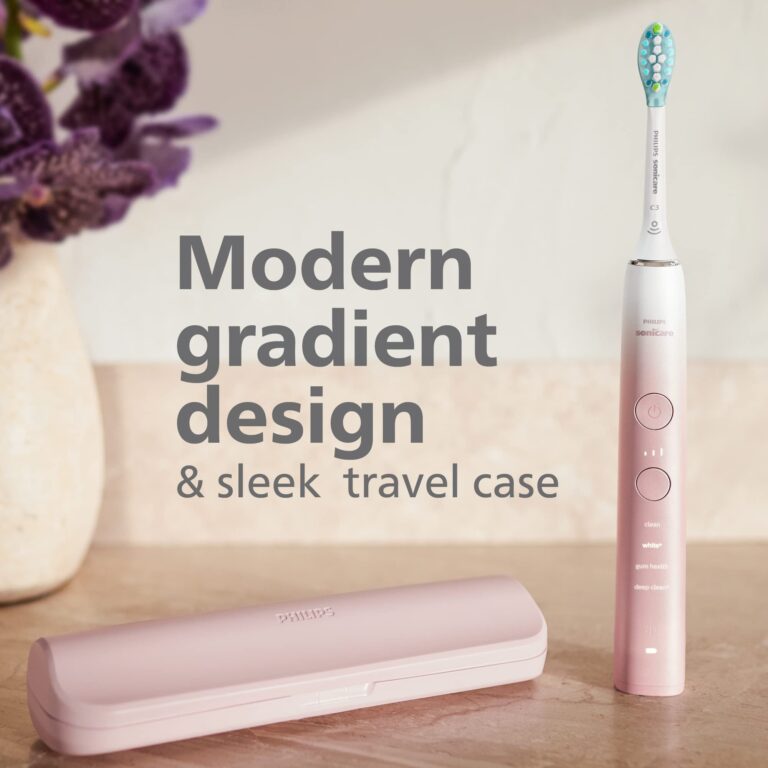 PHILIPS Sonicare 9000 Special Edition Rechargeable Toothbrush, Pink/White, HX9911/90 - Image 10