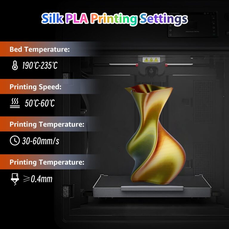 3Dgenius 3D Printer Filament Bundle Silk PLA Filament 1.75mm Pack 3D Printing Filament Pack Silk PLA 3D Printer Filament Fit Most FDM Printers, 1KG X 8 Spools, Totally 8KG - Image 4