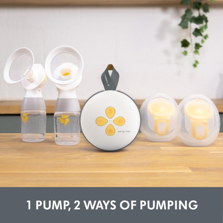 Medela Swing Maxi Pump Your Way Deluxe Bundle with Wearable in-Bra Collection Cups and PersonalFit Flex Breast Shields - Image 3