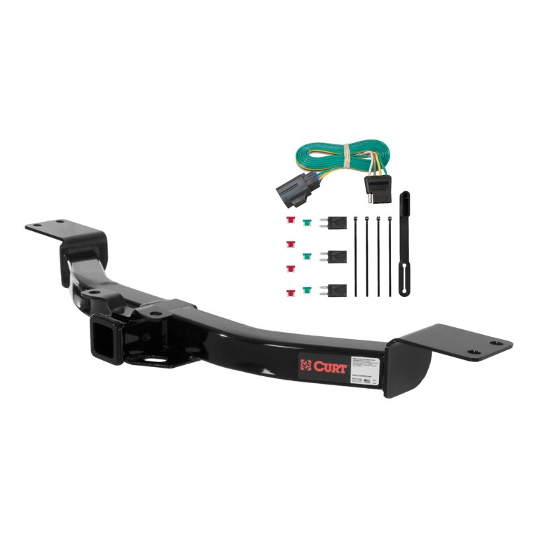CURT 99313 Class 3 Trailer Hitch, 2-Inch Receiver, 4-Pin Wiring Harness, Select Buick Enclave, Chevy Traverse, GMC Acadia