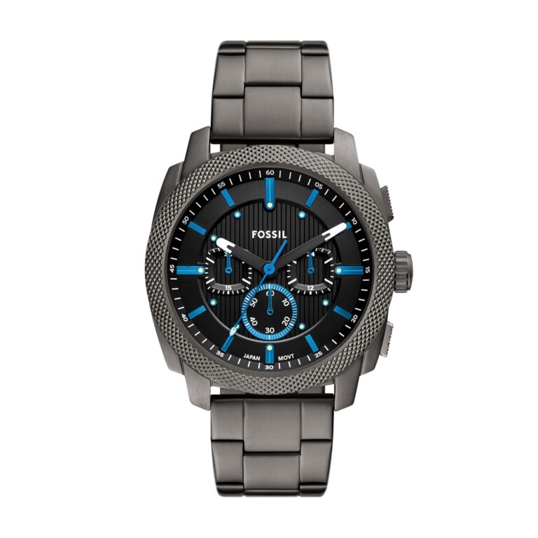 Fossil Men's Machine Chronograph Smoke Stainless Steel Watch