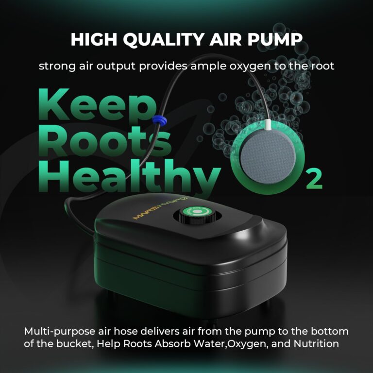MARS HYDRO 4x4 Grow Tent (48"x48"x80") & 2 Buckets 5 Gallon DWC Hydroponics Grow System Combo Kit, Indoor Plant Growing Set, Maximizes Plant Yield in Hydroponics or Indoor Gardening - Image 5